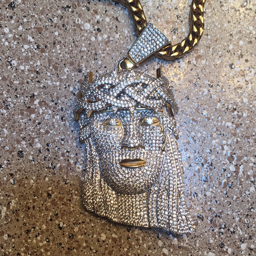 Iced out Baby Jesus “Baby J make me go cray”
